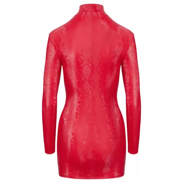 Cottelli - robe courte effet serpent - rouge