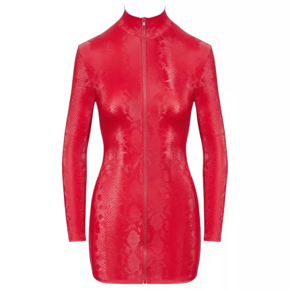 Cottelli - robe courte effet serpent - rouge - M