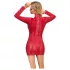 Cottelli - robe courte effet serpent - rouge - L