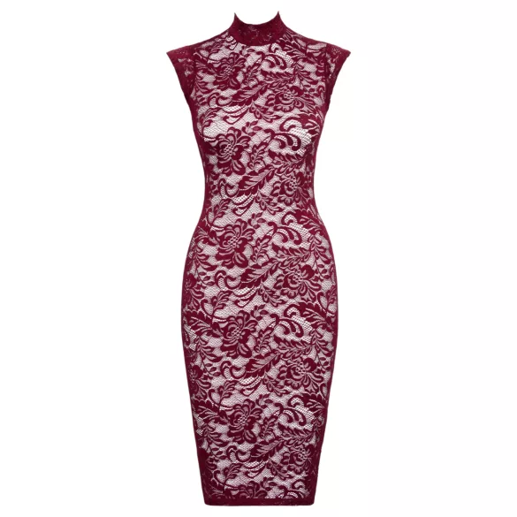 Cottelli - robe transparente dentelle - bordeaux
