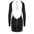 Cottelli - Mini-robe noire dos ouvert - M