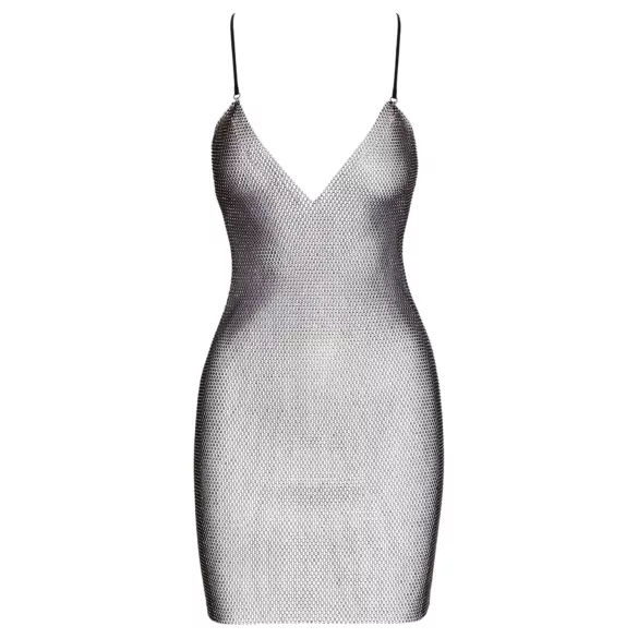 Cottelli Party - mini-robe sexy effet chaîne (noir) - S/M