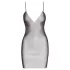 Cottelli Party - mini-robe sexy effet chaîne (noir) - S/M