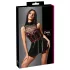 Cottelli - mini-robe en dentelle façon corset (noir)
