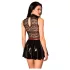 Cottelli - mini-robe en dentelle façon corset (noir)
