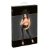 Noir - leggings ouverts brillants (noir)