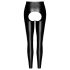 Noir - leggings ouverts brillants (noir)
