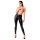 Noir - pantalon long brillant (noir) - L