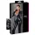 Cottelli Plus Size - combinaison moulante manches longues brillante - noir - 4XL
