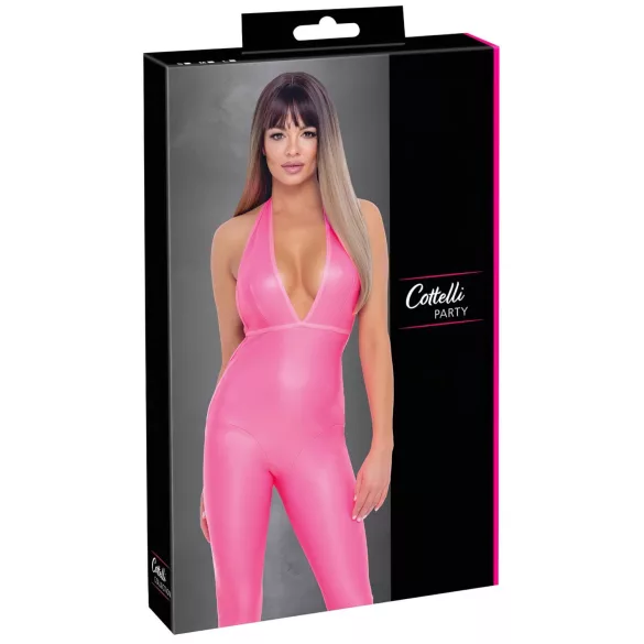 Cottelli Party - pink combinaison dos nu