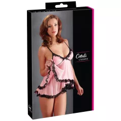Cottelli - Babydoll sexy à volants - lingerie femme - XL