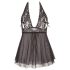Cottelli Grande Taille - Babydoll en dentelle noir séduisant - 2XL