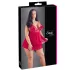 Cottelli Plus Size - babydoll sexy en dentelle - grande taille - rouge - 2XL