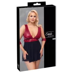 Cottelli Bondage Plus Size - babydoll rouge