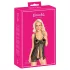 Kissable - Babydoll ouvert (noir)