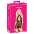 Kissable - nuisette babydoll dentelle tour de cou - noir