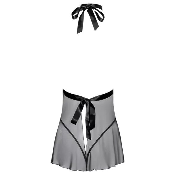 Kissable - nuisette babydoll dentelle tour de cou - noir
