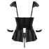 Cottelli Bondage - robe en dentelle avec menottes (noir)