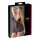 Cottelli - Nuisette transparente en dentelle grande taille (noire) - 4XL