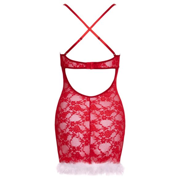 Cottelli - robe de Noël mini (rouge) - L/XL
