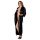 Peignoir en satin noir Cottelli - 2XL/3XL