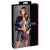 Cottelli - Robe courte en satin et dentelle (noir)