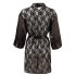 Cottelli - Robe courte en satin et dentelle (noir)