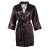 Cottelli - Kimono en satin et dentelle court (noir) - L/XL