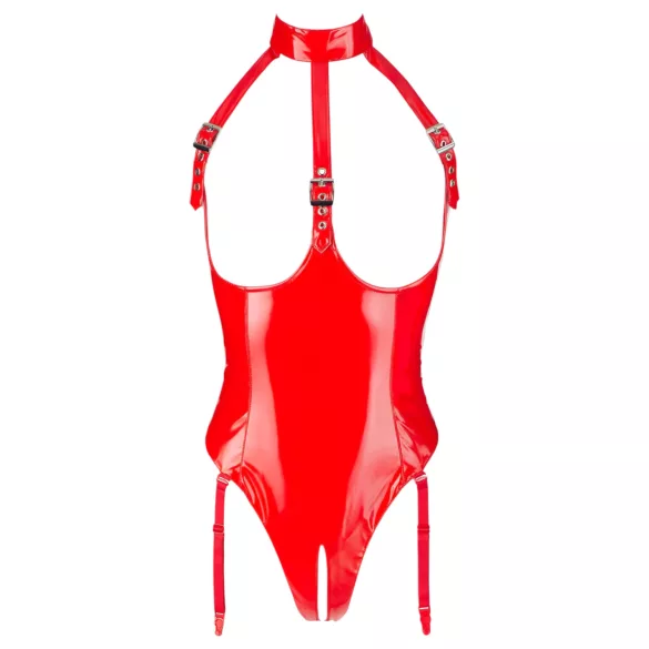 Black Level - body ouvert tour de cou - rouge - L