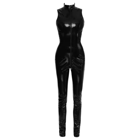 Black Level - combinaison brillante zippée - noir - S