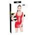 Robe mini laquée rouge à lacets Black Level - L