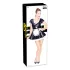 Black Level - robe de soubrette en vinyle (noir)