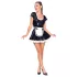 Black Level - robe de soubrette en vinyle (noir) - M