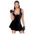 Noir - robe mini à volants (noir) - L
