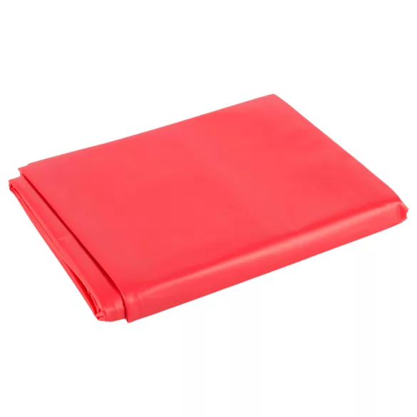 Drap laqué - Drap housse imperméable - PVC rouge 200x220cm