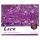 Drap en laque - 200x220cm (violet)