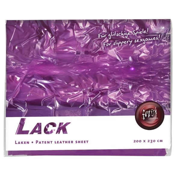 Drap violet laqué - 200x220cm