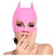 Masque chat rose en vinyle Black Level