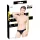 Black Level - string homme classique - effet laqué noir - M