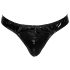 Black Level - String homme classique en cuir verni (noir) - M
