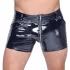 Black Level - short homme vinyle poches latérales - noir