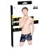 Short en vinyle noir à poches côtés - Homme - M