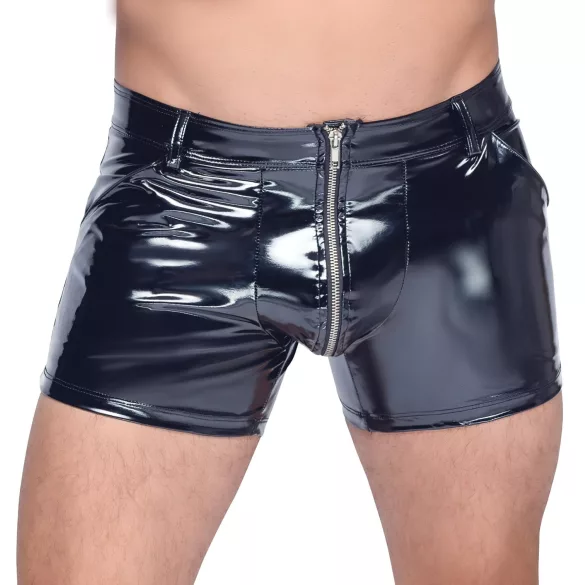 Black Level - short homme vinyle poches latérales - noir - L