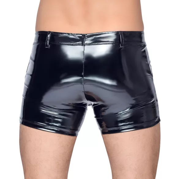 Black Level - short homme vinyle poches latérales - noir - L