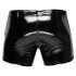 Short en vinyle noir à poches côtés - Homme - L