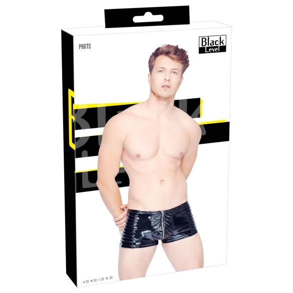 Black Level - Short zippé pour homme (noir) - M