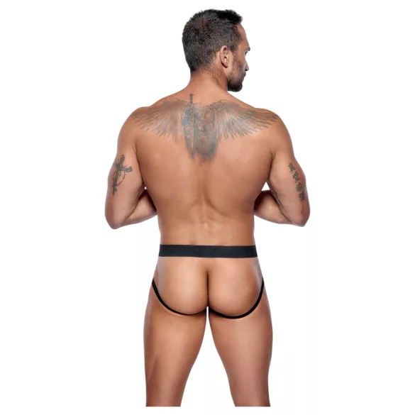 Black Level - jockstrap zippé - vinyle noir