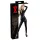 Combinaison latex manches longues noire - S
