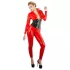 Combinaison femme à manches longues Late X (rouge)