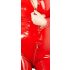 LATEX - combinaison femme à manches longues (rouge) - L